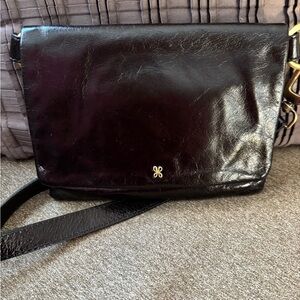 HOBO Elegant Black Leather Women’s Crossbody Bag